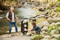 Napoleon Apollo 3 In 1, Watersmoker Und Holzkohle Kugelgrill, Ø 40cm AS200K -Flammengrill napoleon apollo smoker raeuchern as200k 1