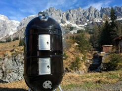 Napoleon Apollo 3 In 1, Watersmoker Und Holzkohle Kugelgrill, Ø 50cm AS300K -Flammengrill napoleon apollo smoker raeucherschrank as300k