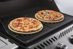 Napoleon Travel Q Pizzastein 25cm (2 Stück) -Flammengrill napoleon pizzasteine 2er 70000 1