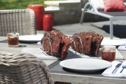 Napoleon 3 In 1 Bratenkorb / Geflügelhalter / Spareribs Halter 7 Napoleon 3 In 1 Bratenkorb / Geflügelhalter / Spareribs Halter -Flammengrill napoleon spare rib halter anwendung 56019