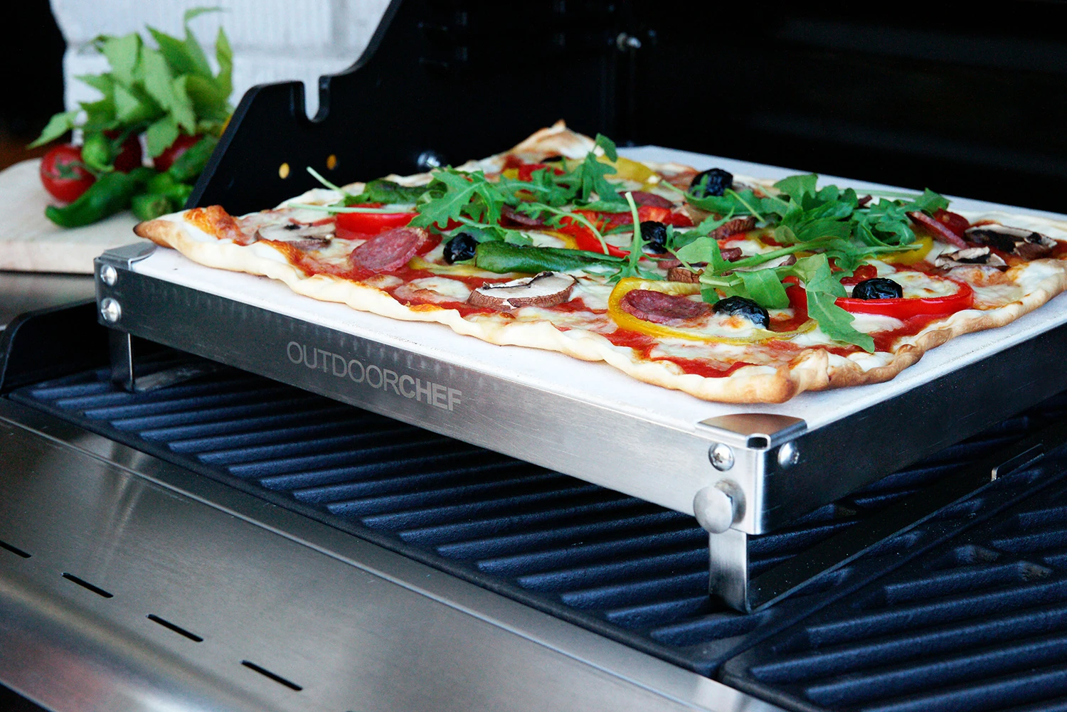 Outdoorchef DGS Pizzastein, 37 X 37 Cm 1 Outdoorchef DGS Pizzastein, 37 X 37 Cm