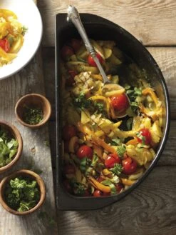 Outdoorchef Gourmet Halbmond Kochset / Grillschalen Porzellanemailliert / 2 Teilig -Flammengrill outdoorchef gourmet halbmond 18 211 72 e