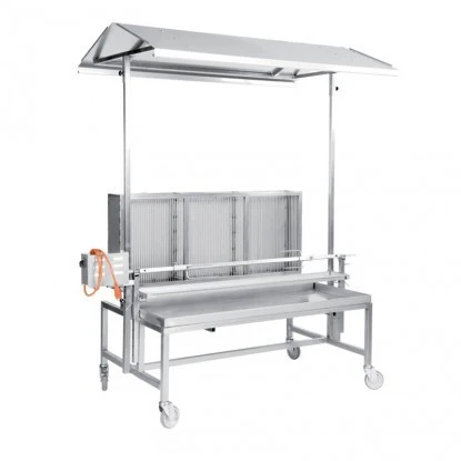 Thüros Holzkohle Spanferkelgrill Mit Seitenhitze 1 Thüros Holzkohle Spanferkelgrill Mit Seitenhitze